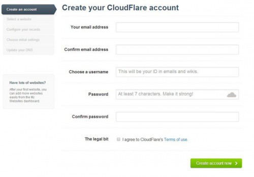  Ручная настройка CDN на CloudFlare 